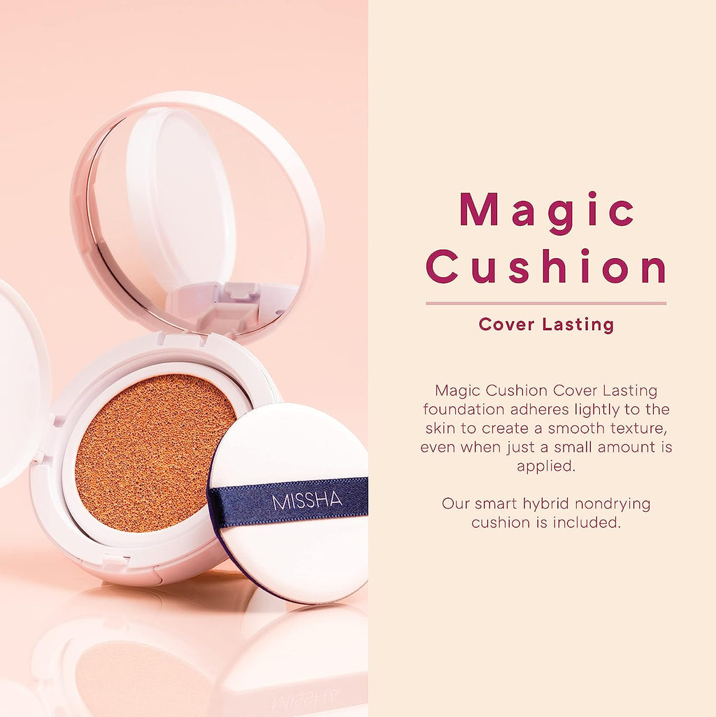 Missha M Magic Cushion Cover Lasting #21 Neutral Light Beige