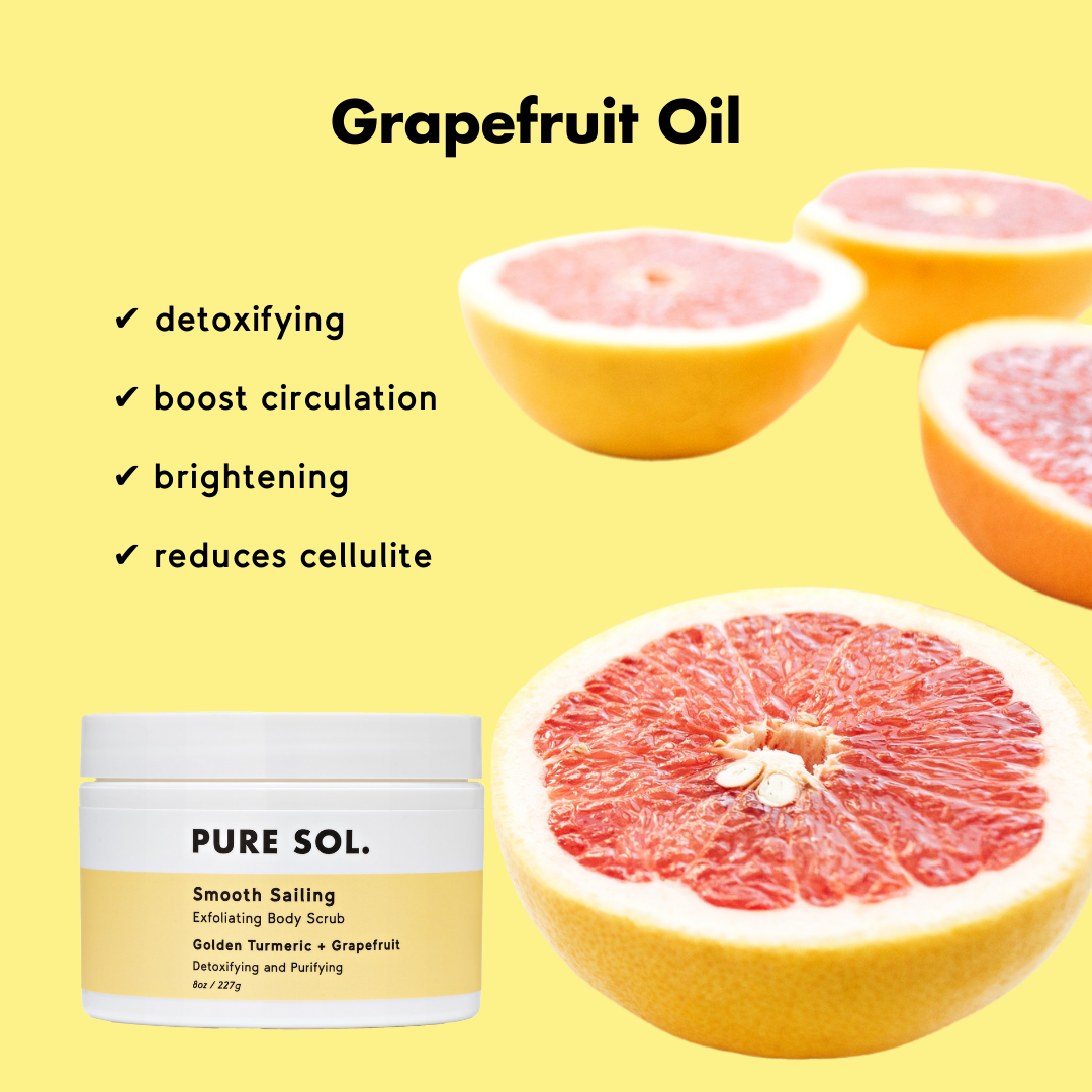 Smooth Sailing Turmeric + Grapefruit Salt Body Scrub